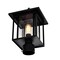 Cwi Lighting Crawford 1 Light Black Outdoor Lantern Head 0417PT9-1-101 - alternate 4